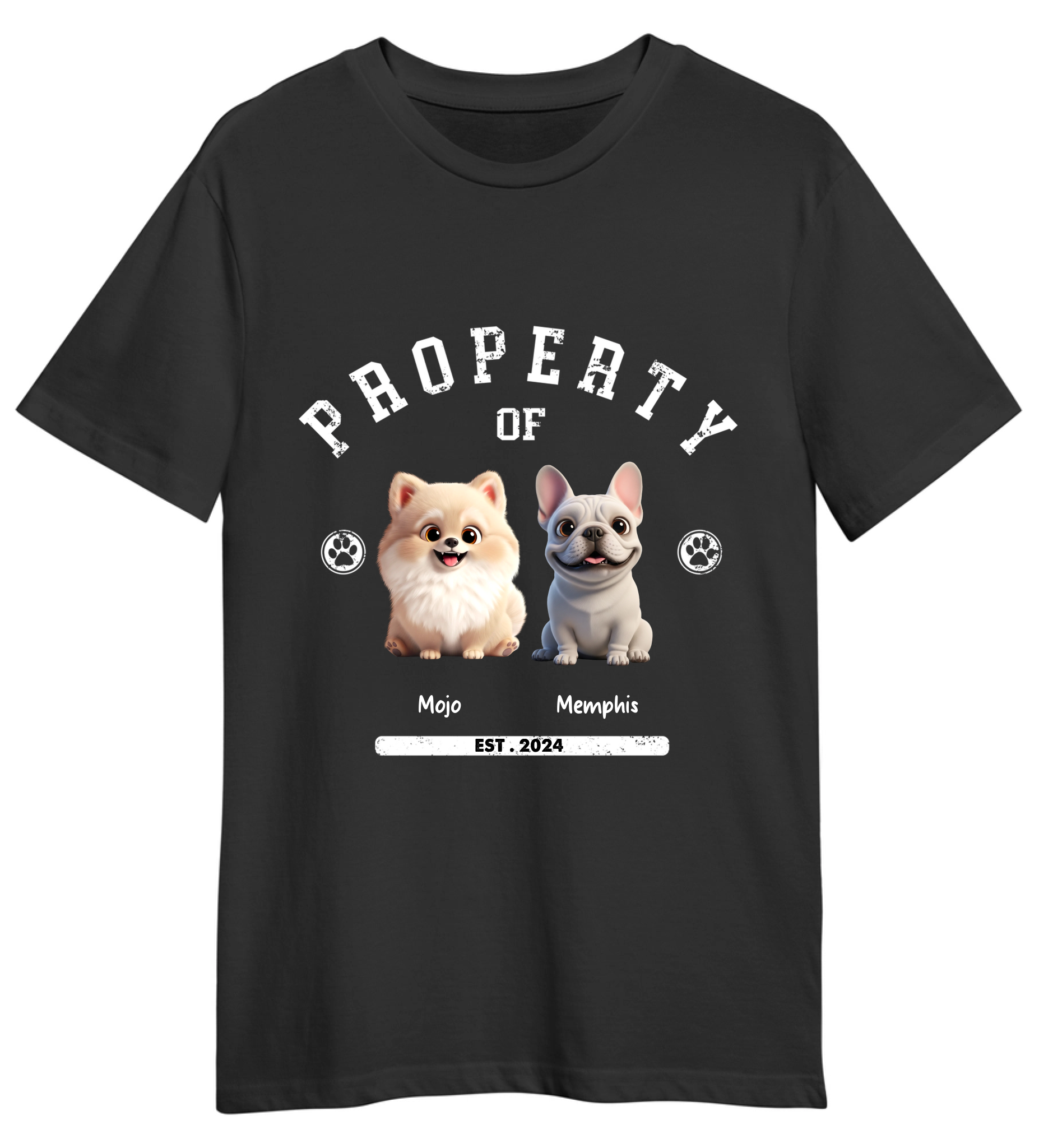 Custom Pet Portrait T-Shirt